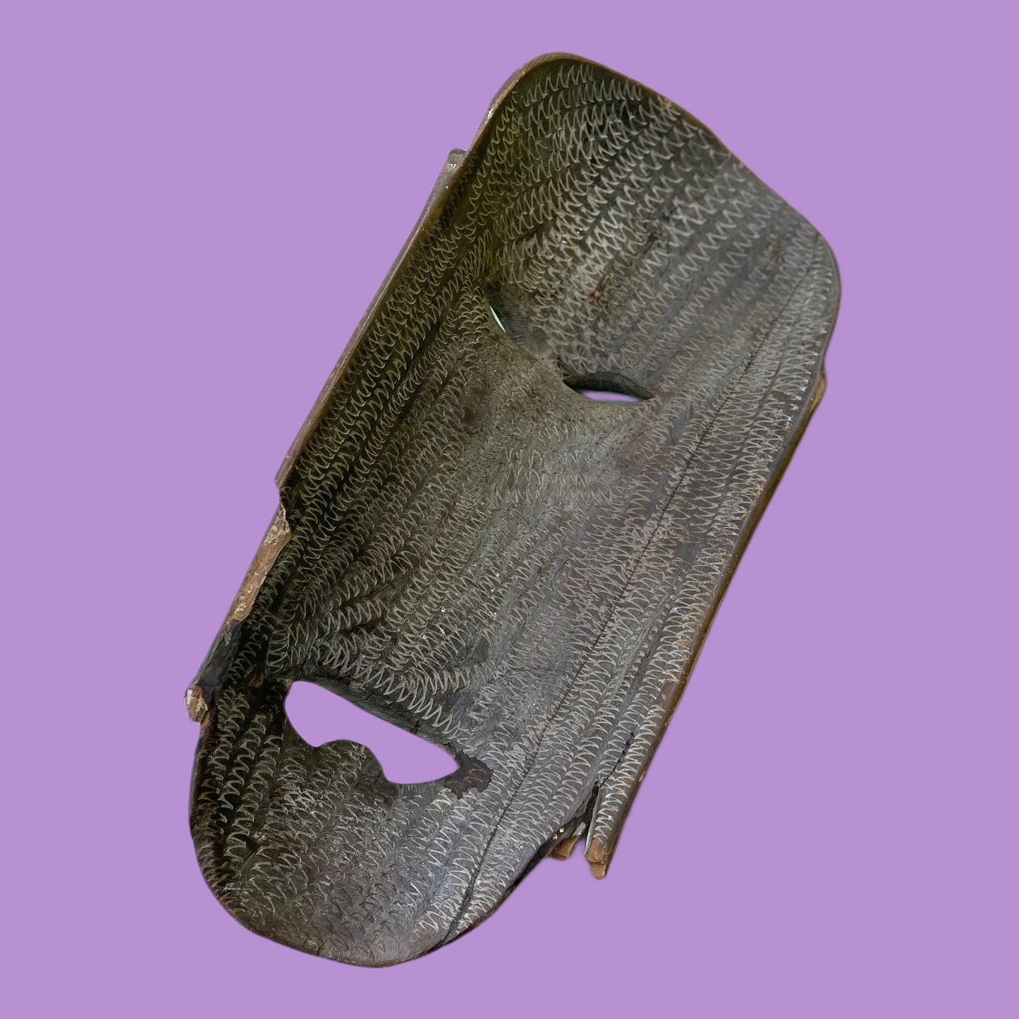 Vintage African Wooden Hand-Carved Mask