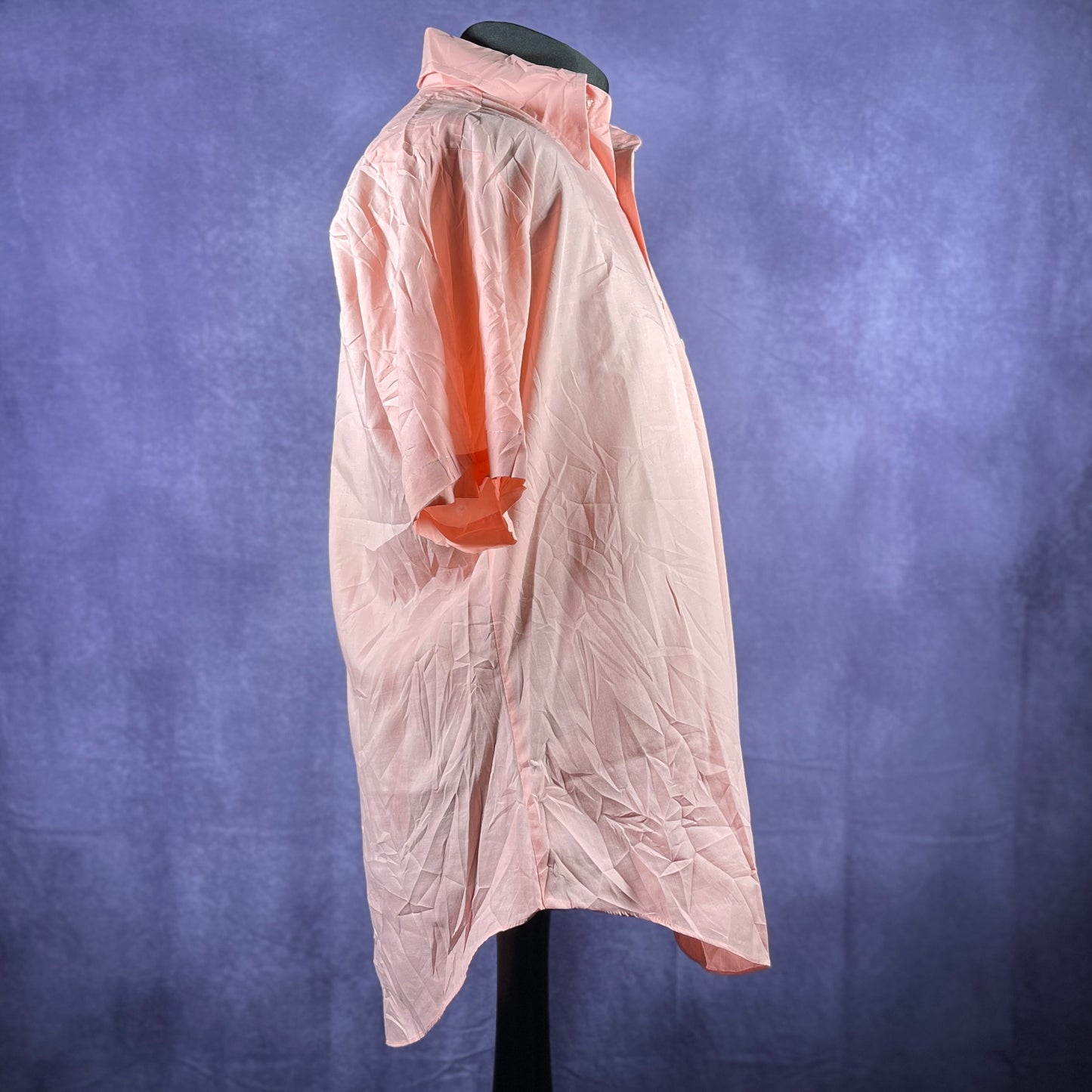 Vintage 1970s Mens Pink Dagger Collar Sears The Mens Stores Shirt XXL