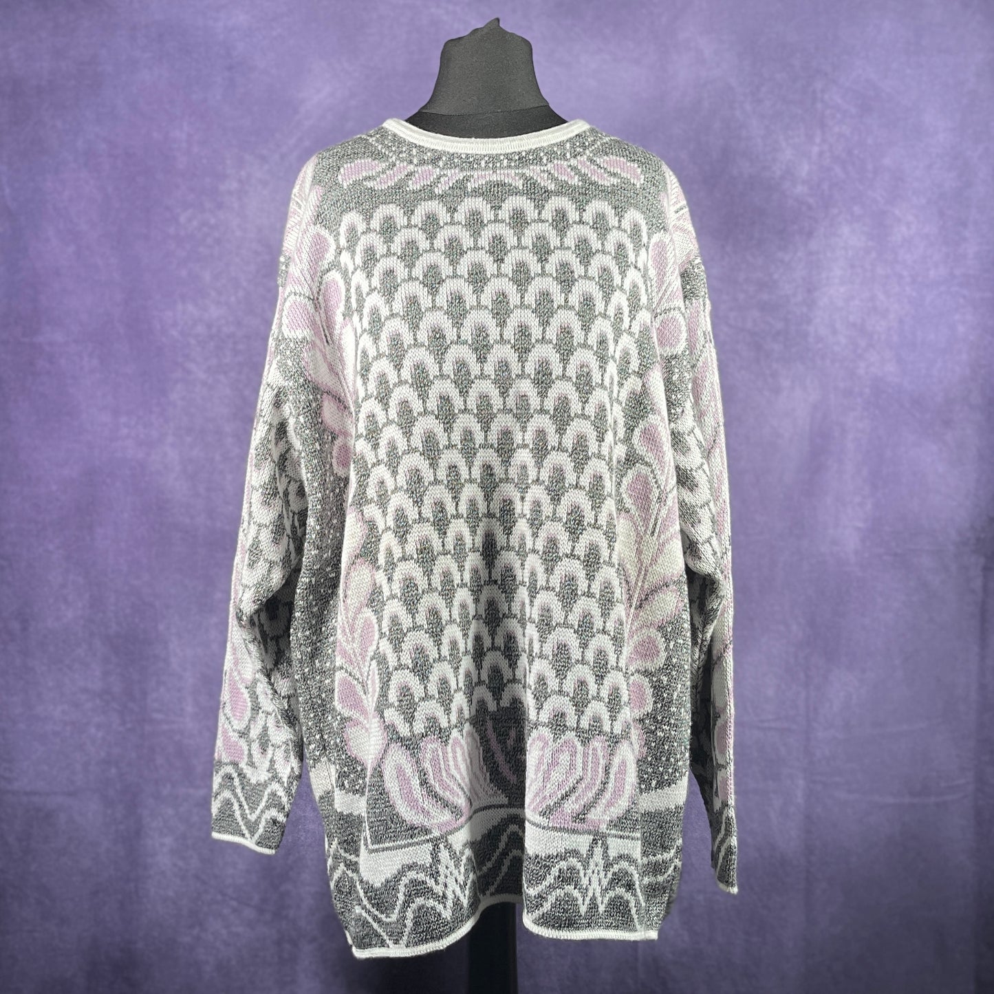 Vintage 1980s Oversized Sweater Ladies Women's Size XL