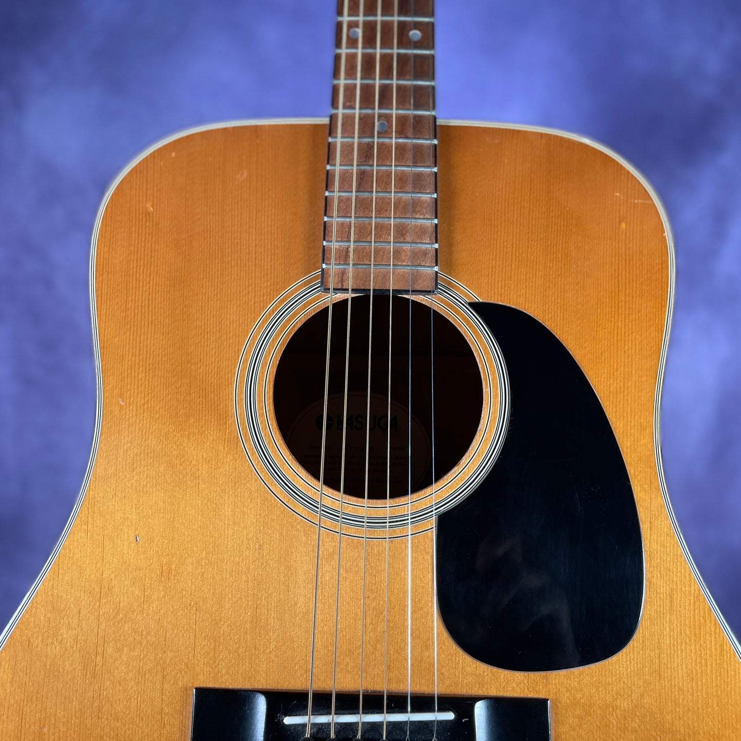 Vintage 1970s Kasuga D-180 Acoustic Guitar Made in Japan Lawsuit era