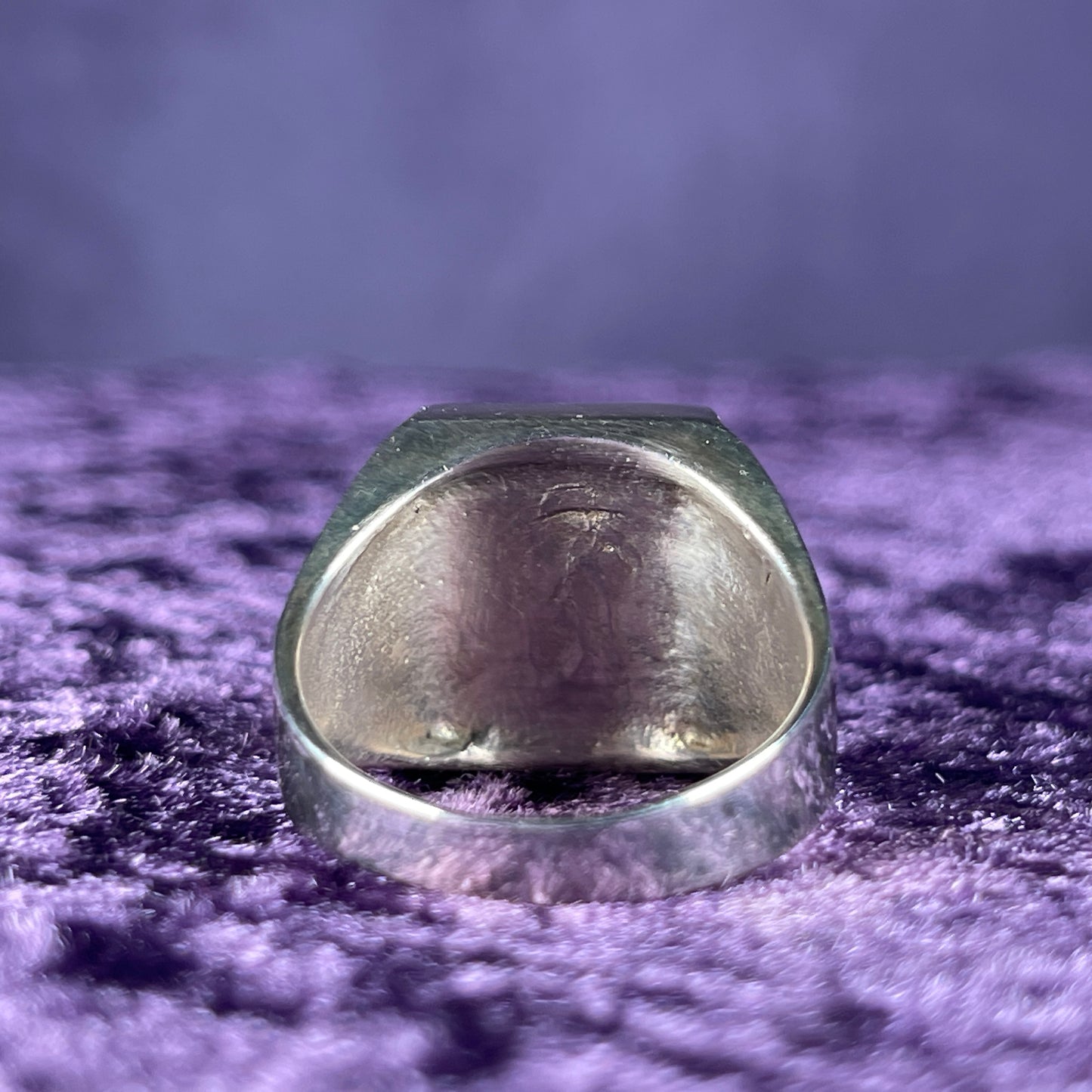 Native American Contemporary Navajo Lapis Lazuli Thunderbird 925 Silver Ring Size W.25 / 11.25