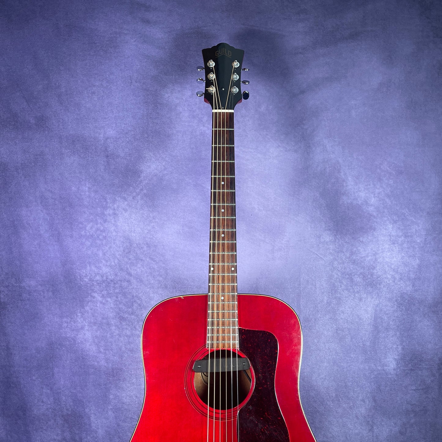 Vintage Guild D25 Cherry 1976 Dreadnaught Acoustic Guitar
