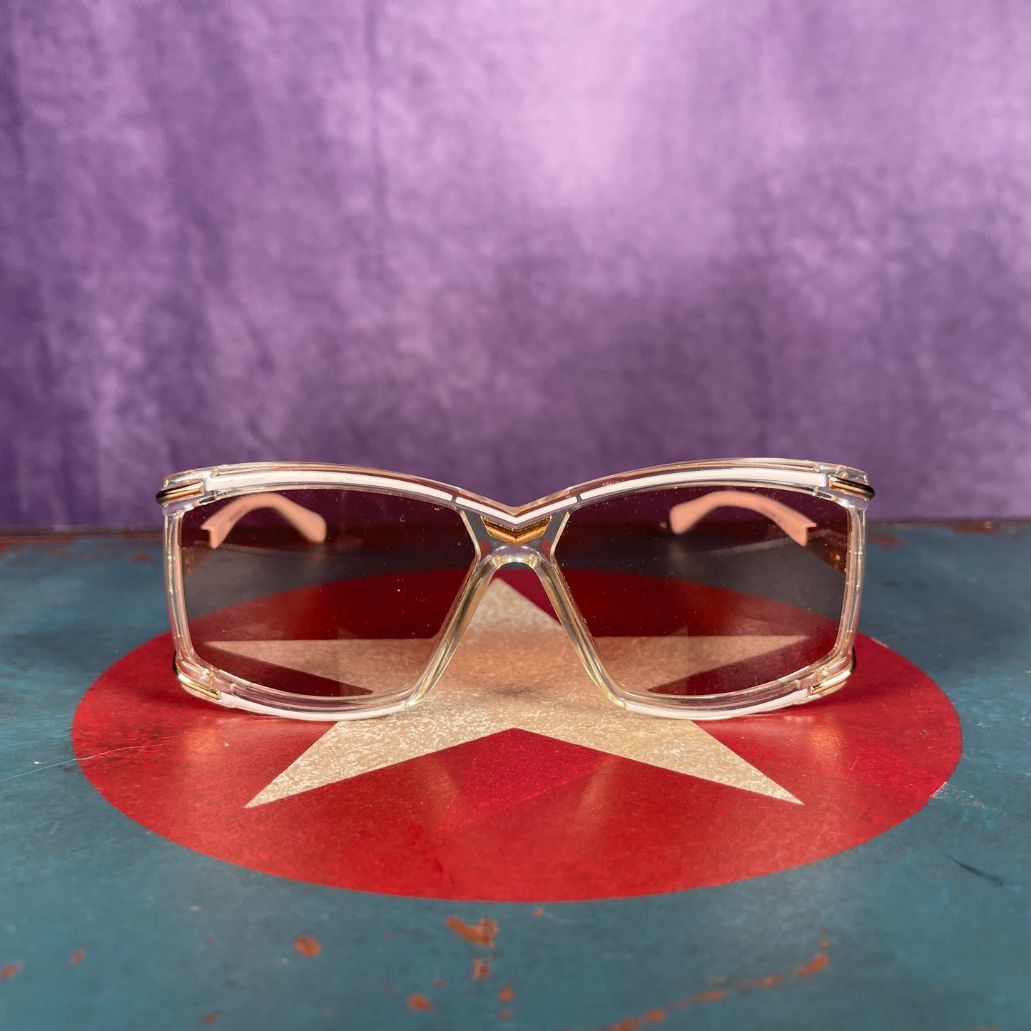 Vintage Cazal Sunglasses Germany Mod 179 56-12 130 Mens 