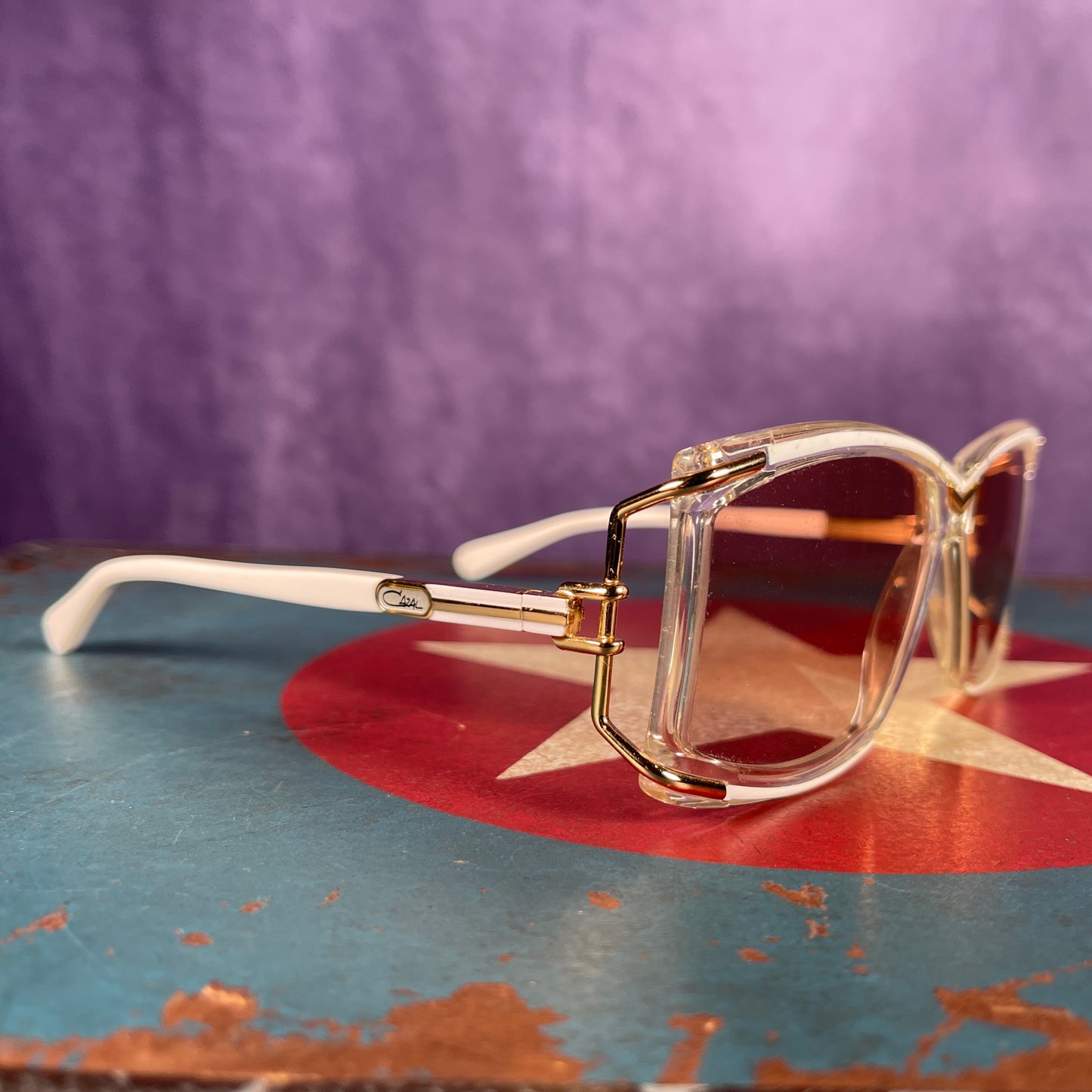 Vintage Cazal Sunglasses Germany Mod 179 56-12 130 Mens 