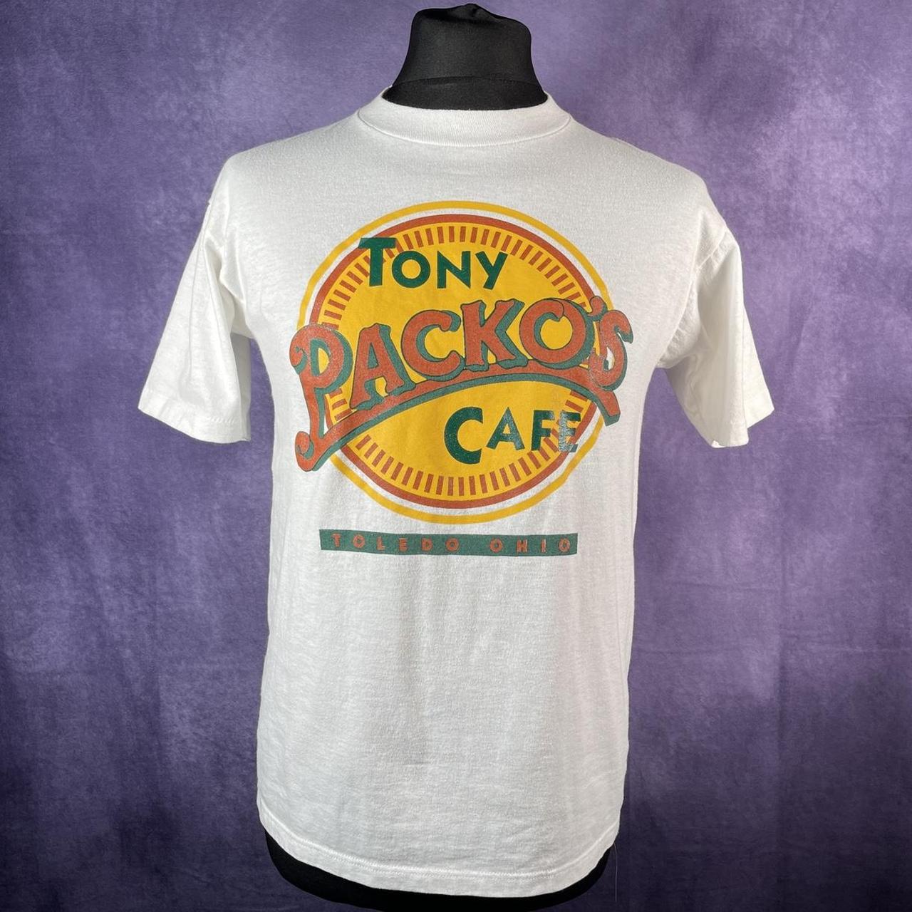 Vintage 80's Tony Packo's Cafe Toledo Ohio Single Stitch Jeezees Medium
