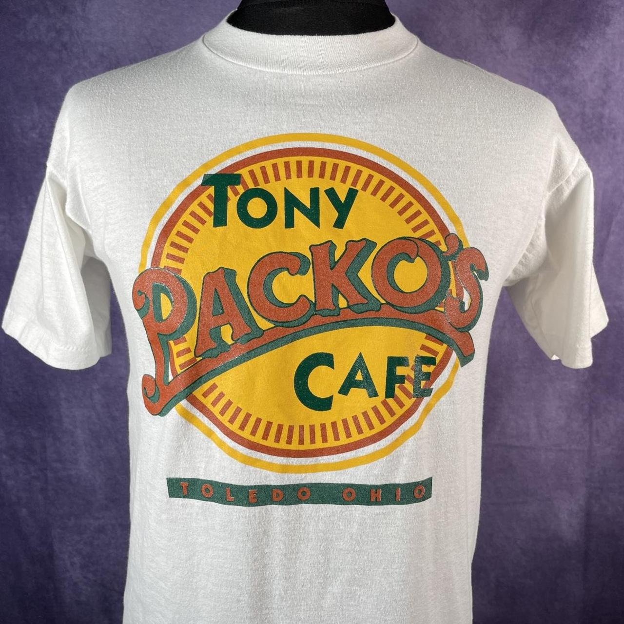 Vintage 80's Tony Packo's Cafe Toledo Ohio Single Stitch Jeezees Medium