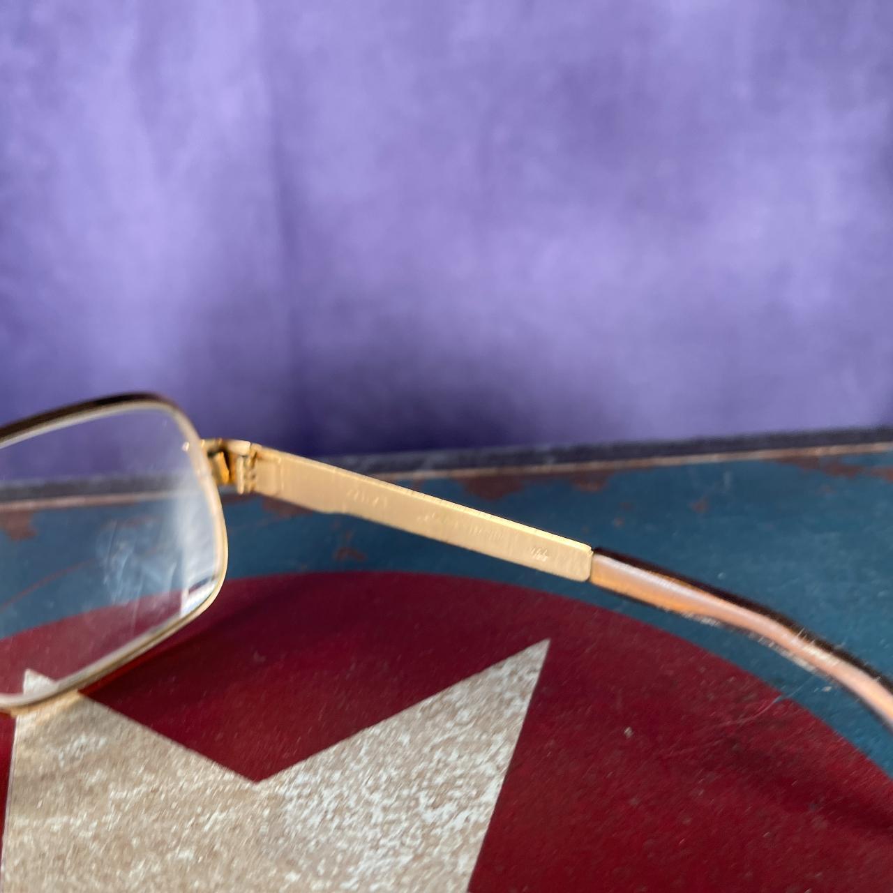 Vintage 1950s Gold West German Glasses Spectacles.