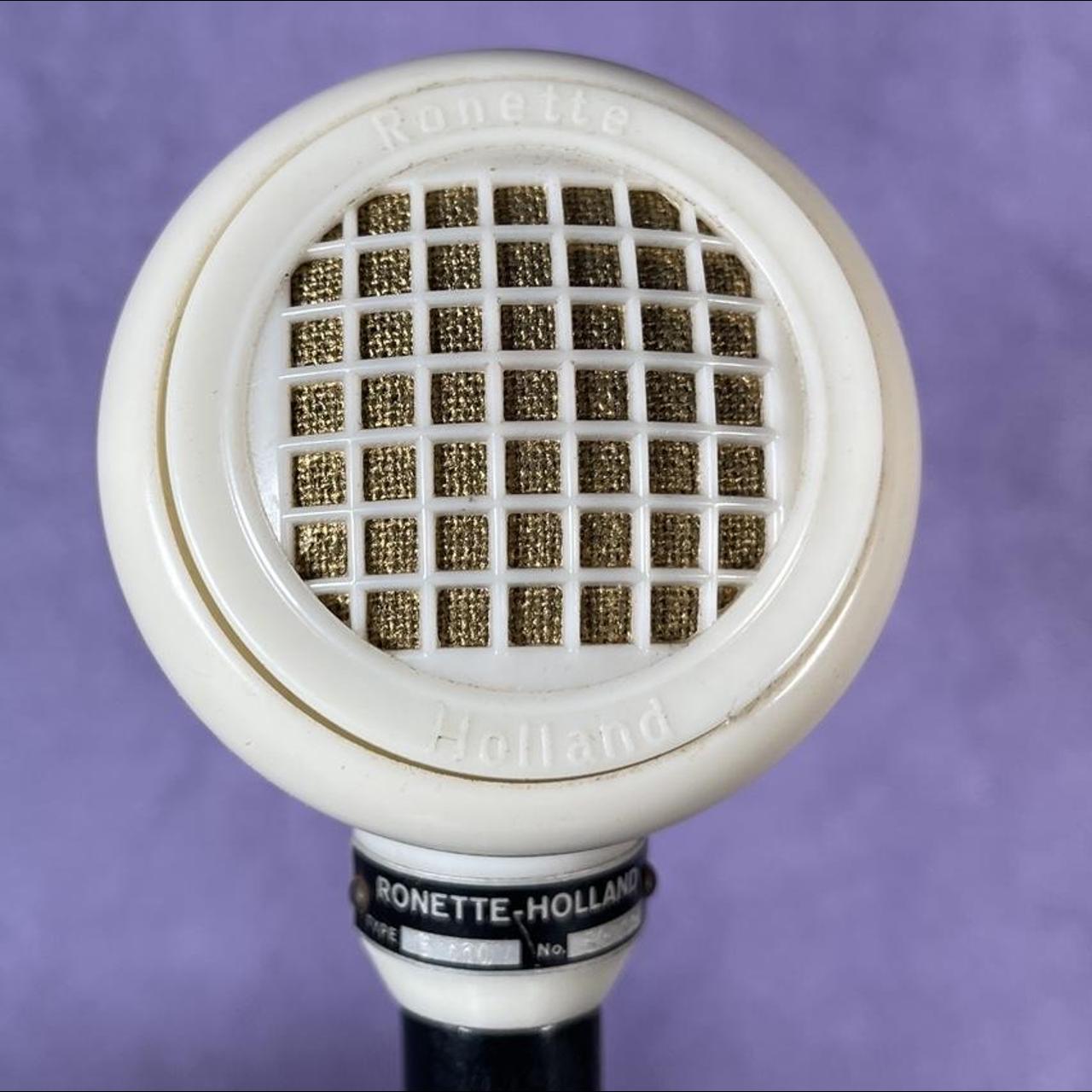 Vintage 1950's Harmonica Microphone Ronnette With New Shure Hi Z