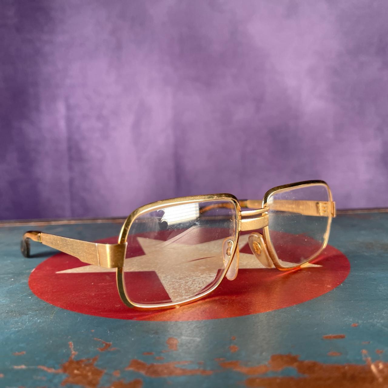 Vintage 1950s Gold West German Glasses Spectacles.