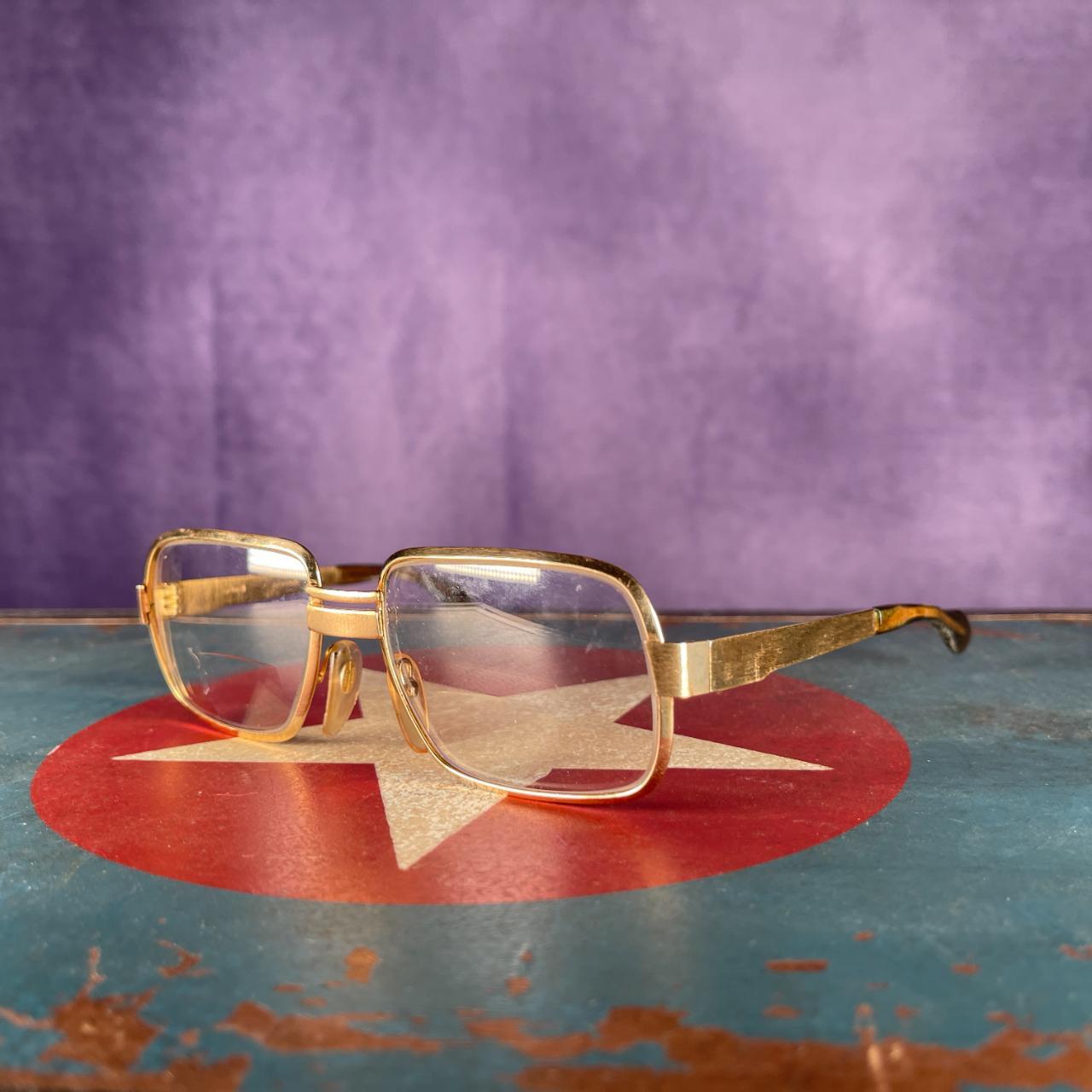 Vintage 1950s Gold West German Glasses Spectacles.