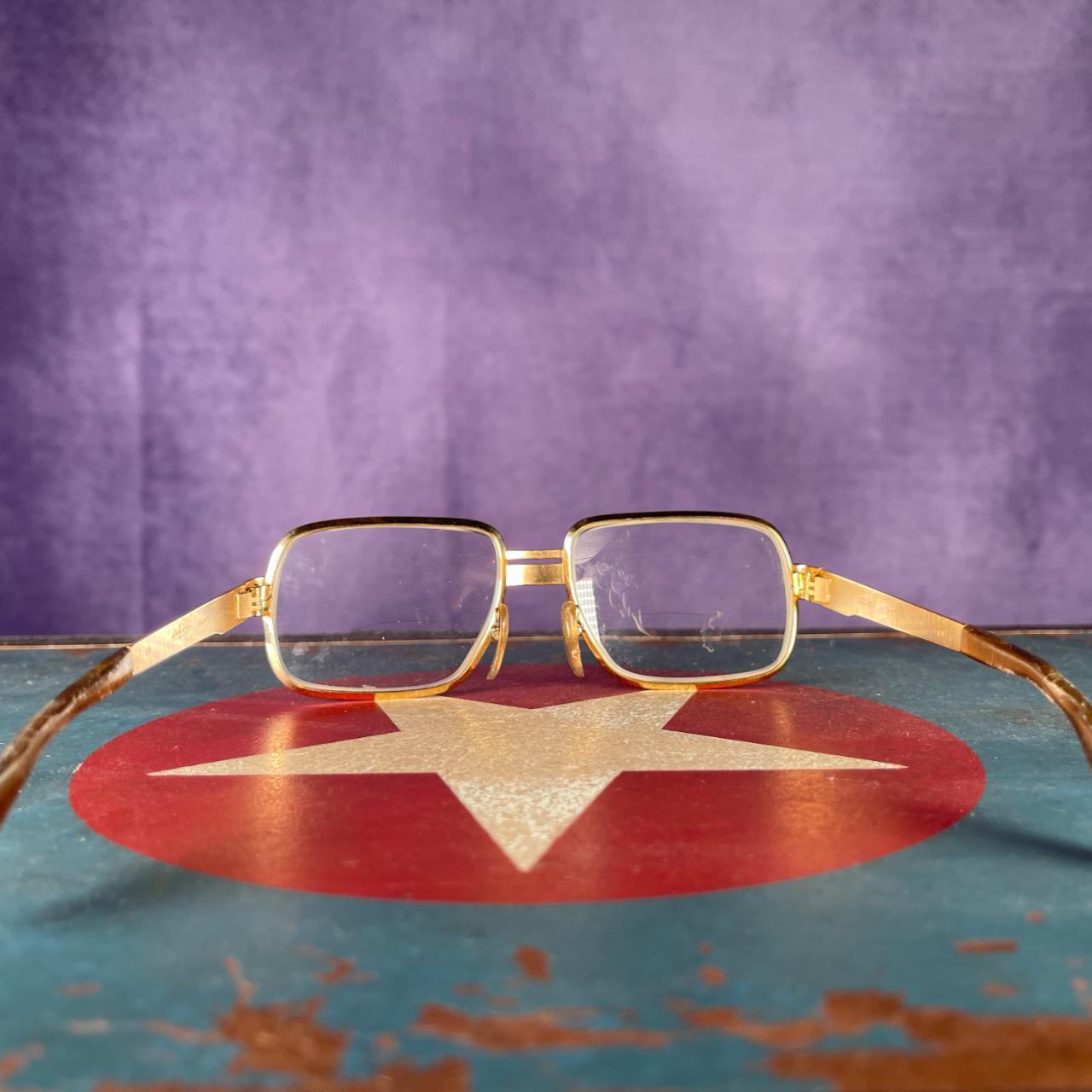 Vintage 1950s Gold West German Glasses Spectacles.