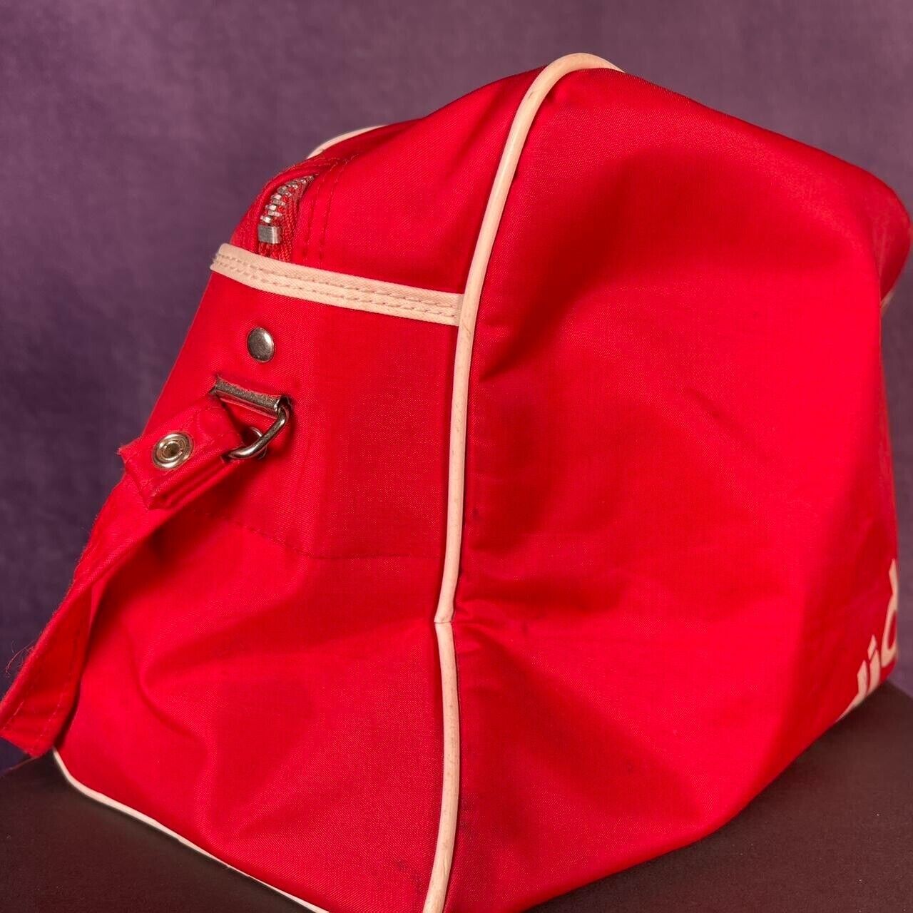 Vintage Red Adidas Small Northen Soul 80s Shoudler Bag