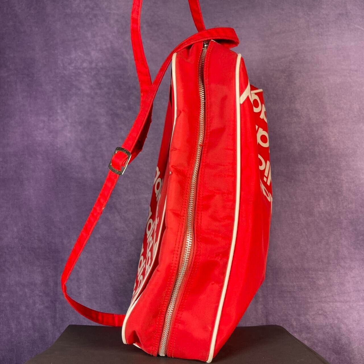 Vintage Red Adidas Small Northen Soul 80s Shoudler Bag