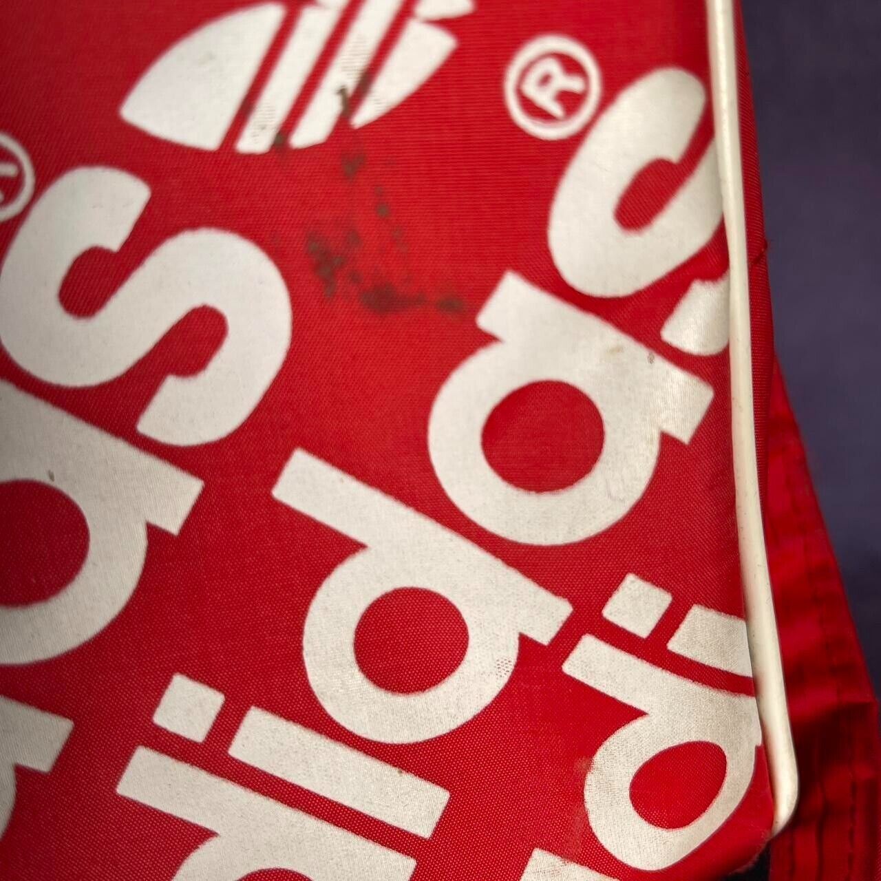 Vintage Red Adidas Small Northen Soul 80s Shoudler Bag
