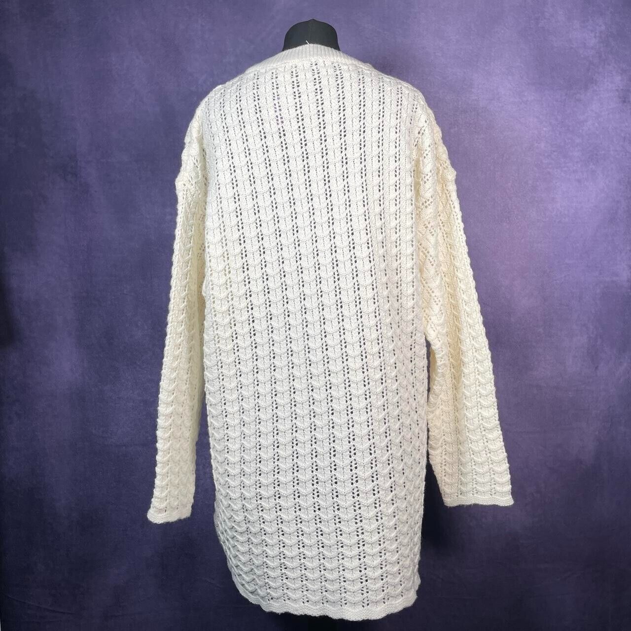 Vintage Oversized Ladies 1990s Wool Sweater Jumper Size M
