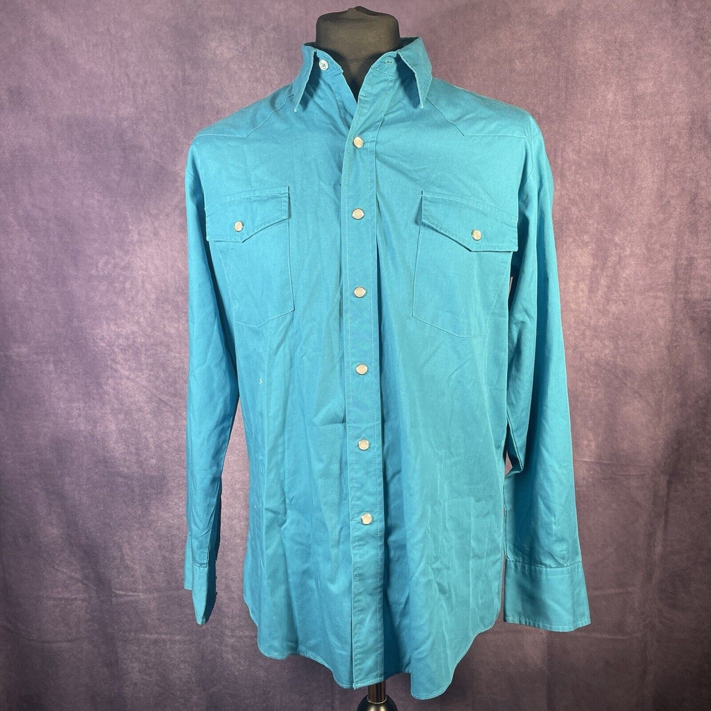 Vintage Men’s Blue Workshirt “MODES” Western Cowboy