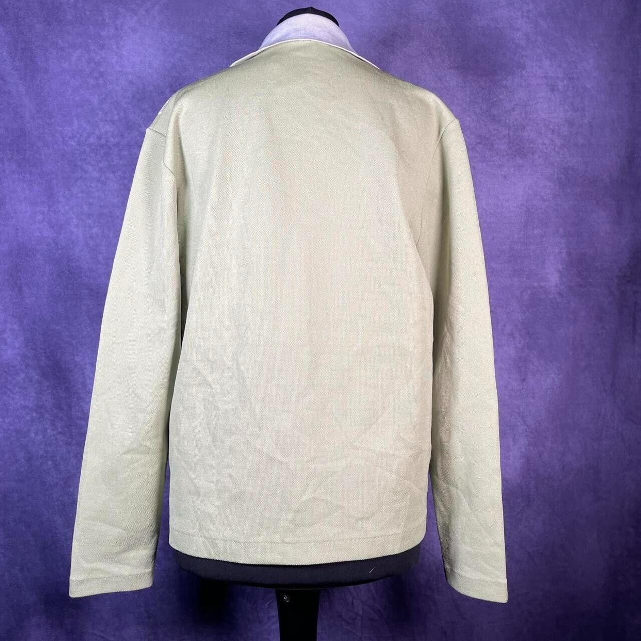 Vintage Ladies 1960s Crimplens Green Cardigan Size XL