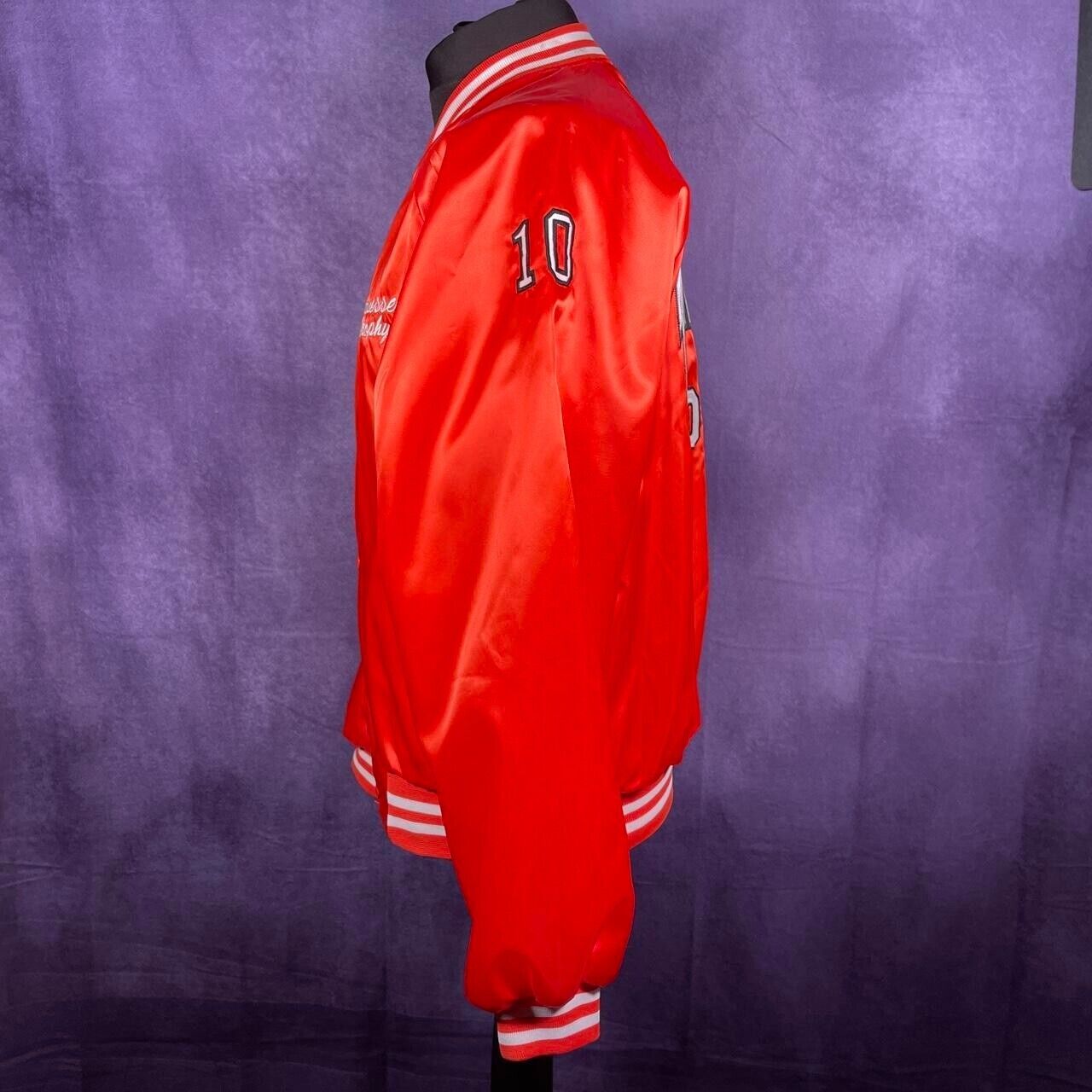 Vintage Hartwell Orange Varsity Jacket Tennessee Trophy 80s/90s Large