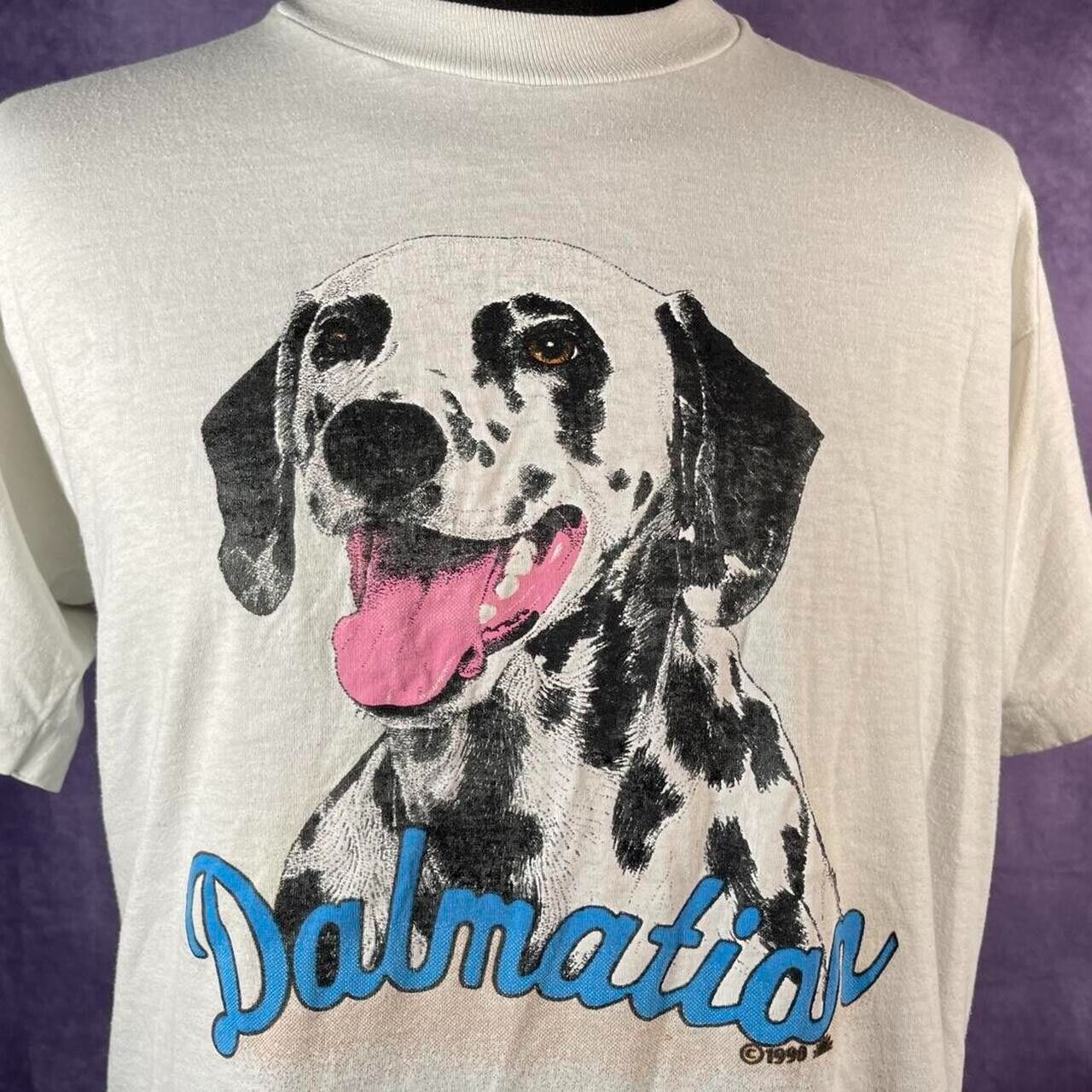 Vintage Dalmatian Single Stitch 1990 Screen Stars Best XL