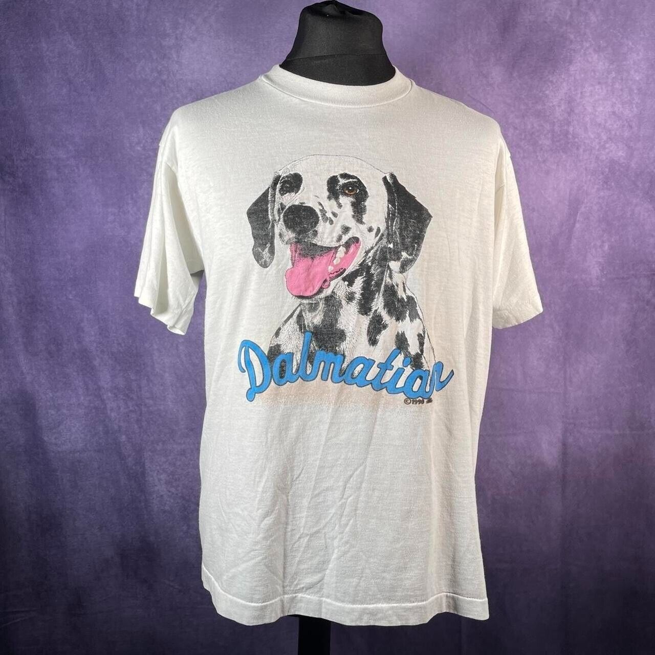 Vintage Dalmatian Single Stitch 1990 Screen Stars Best XL