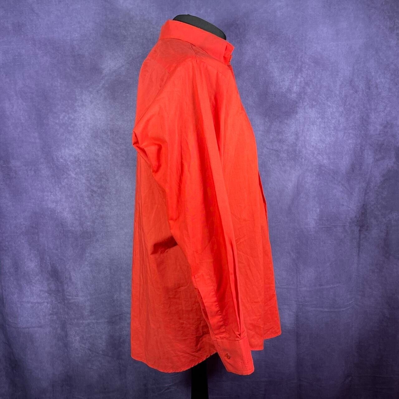 Vintage Dagger Collar Mens "Rocola Revere" Red 1970s Size XL