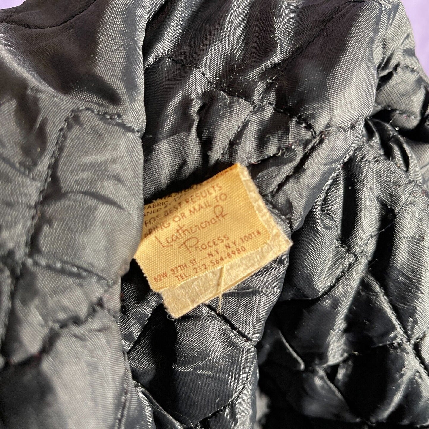 Vintage 1970s Excelled Mens Leather Biker Jacket Black XS