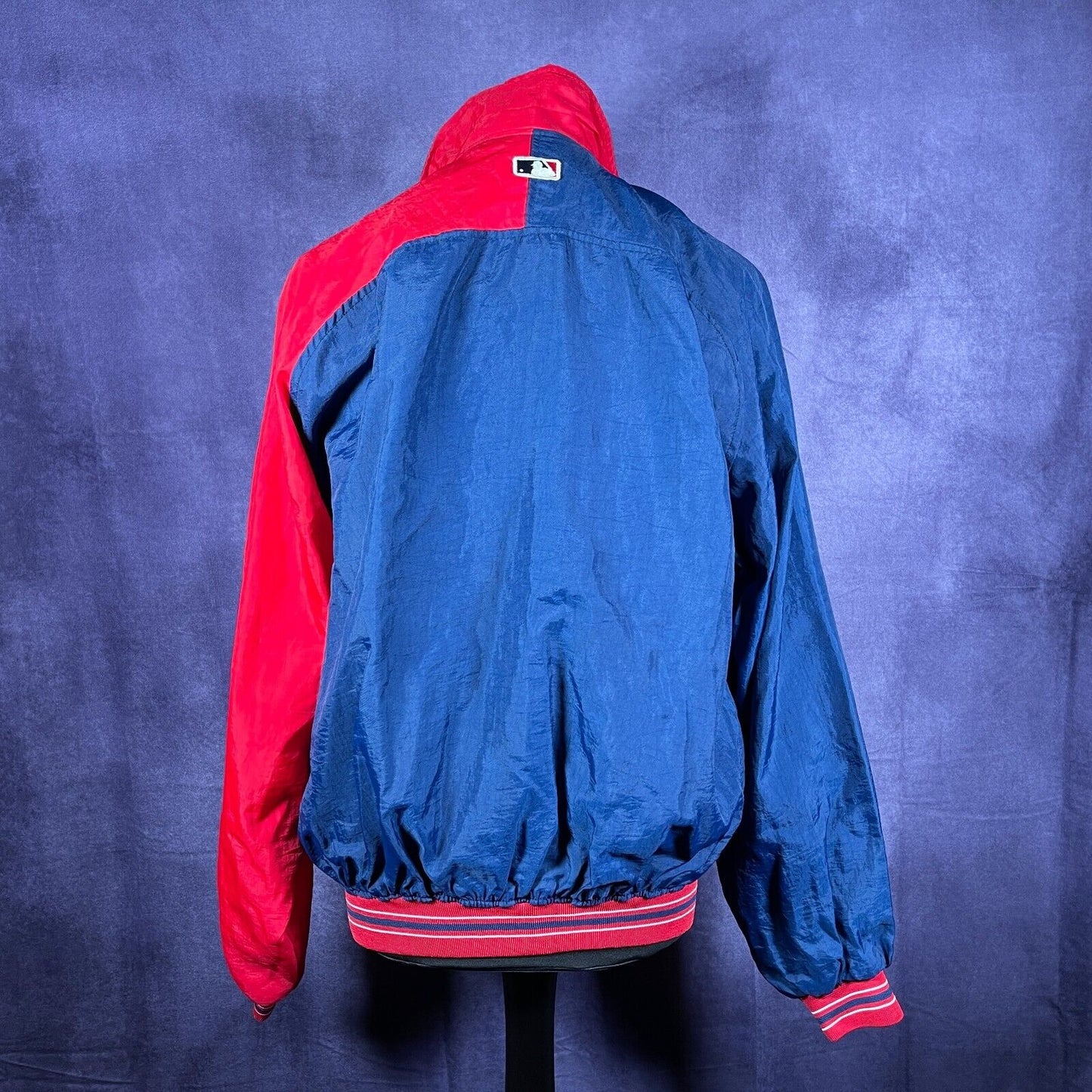 Vintage Cleveland Indians Baseball Starter Jacket Red/ Blue 90s Large