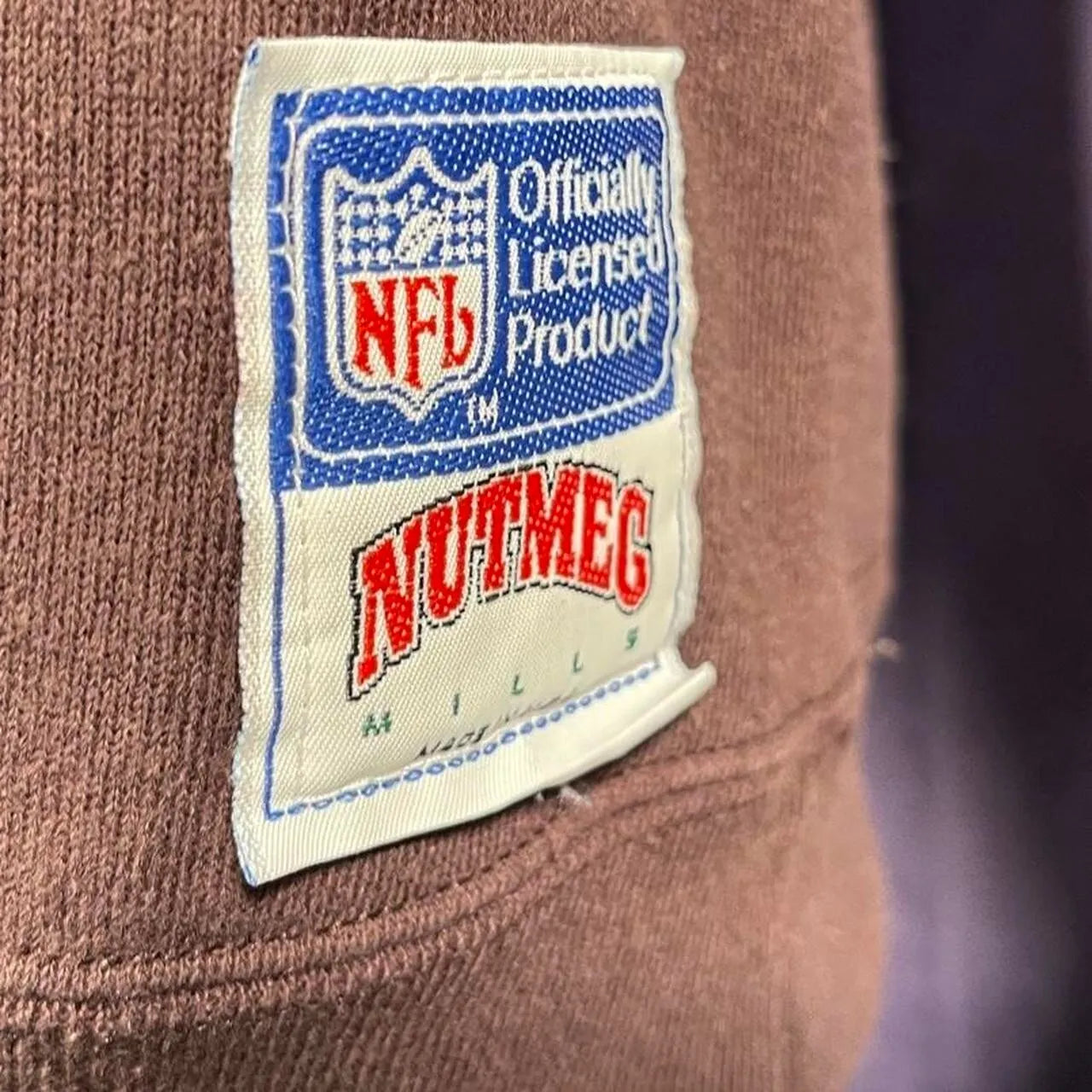 Vintage 1990s Cleveland Browns Nutmeg Authentic USA Sweater Jumper Crew