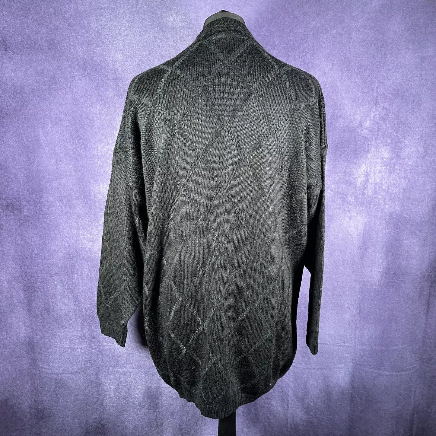 Vintage Black Oversized Sweater 1990s