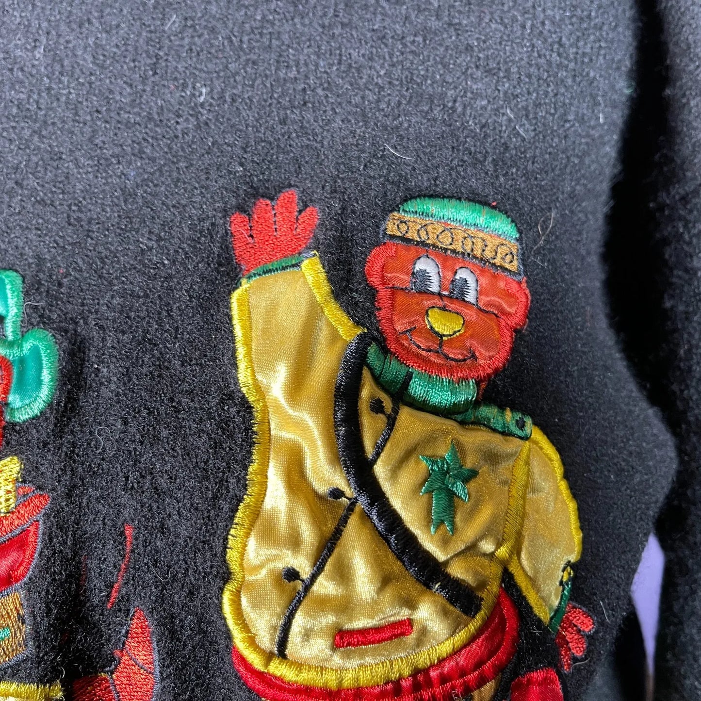 Vintage Black Joye + Fun Bears Children's Jumper/Sweater