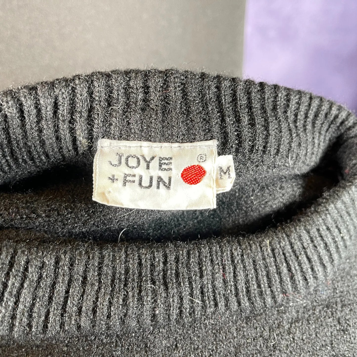 Vintage Black Joye + Fun Bears Children's Jumper/Sweater