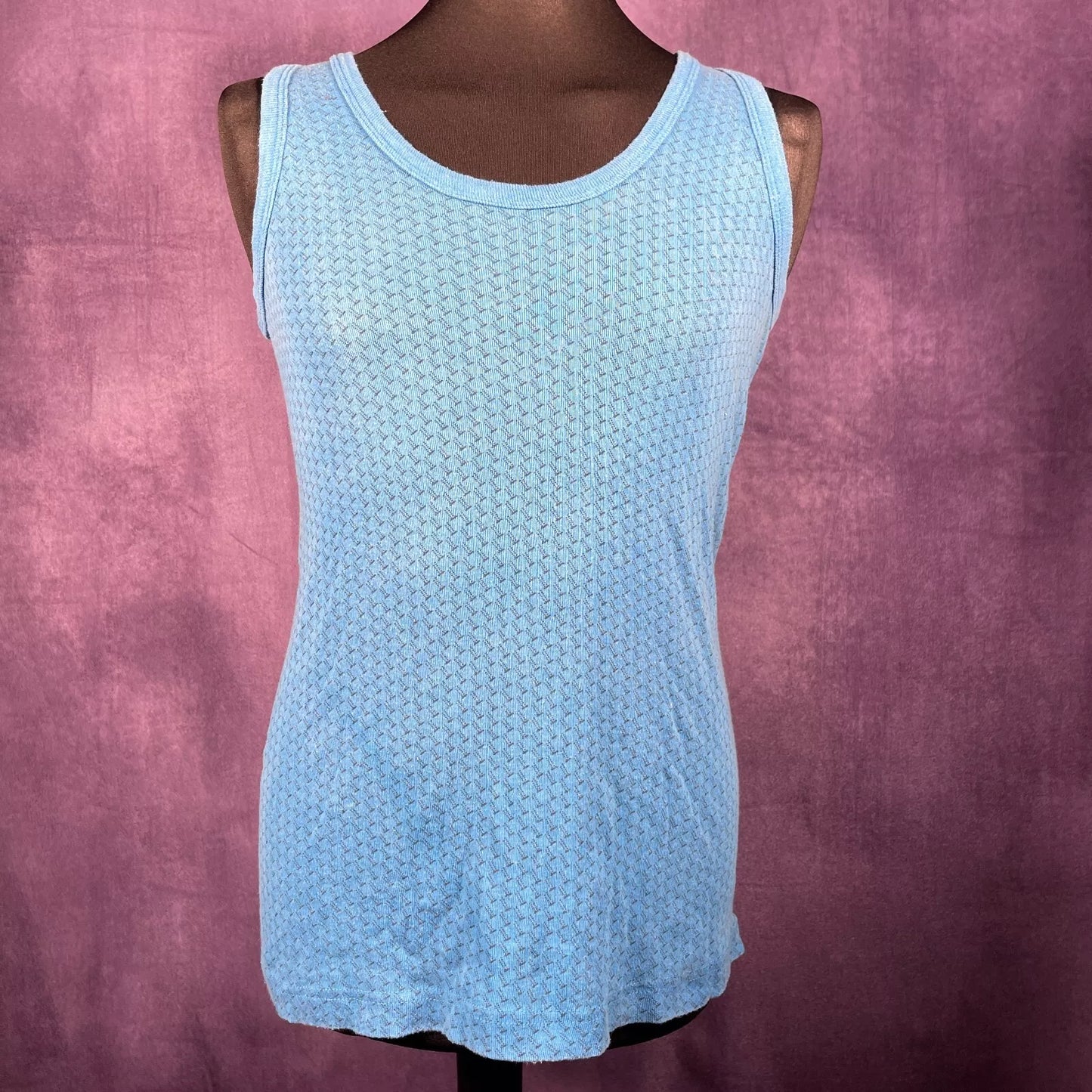 Blue 70s Soul Boy Northern Soul Mod Funk Vest Vintage