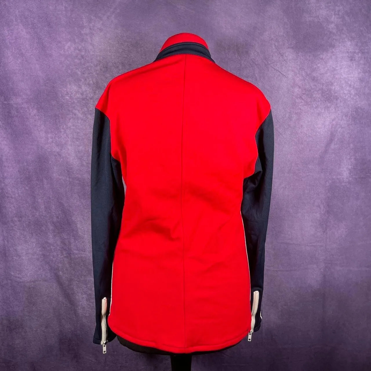 Vintage 1970s Cafe Racer Ski Jacket Bowie Rock n Roll Red White Blue