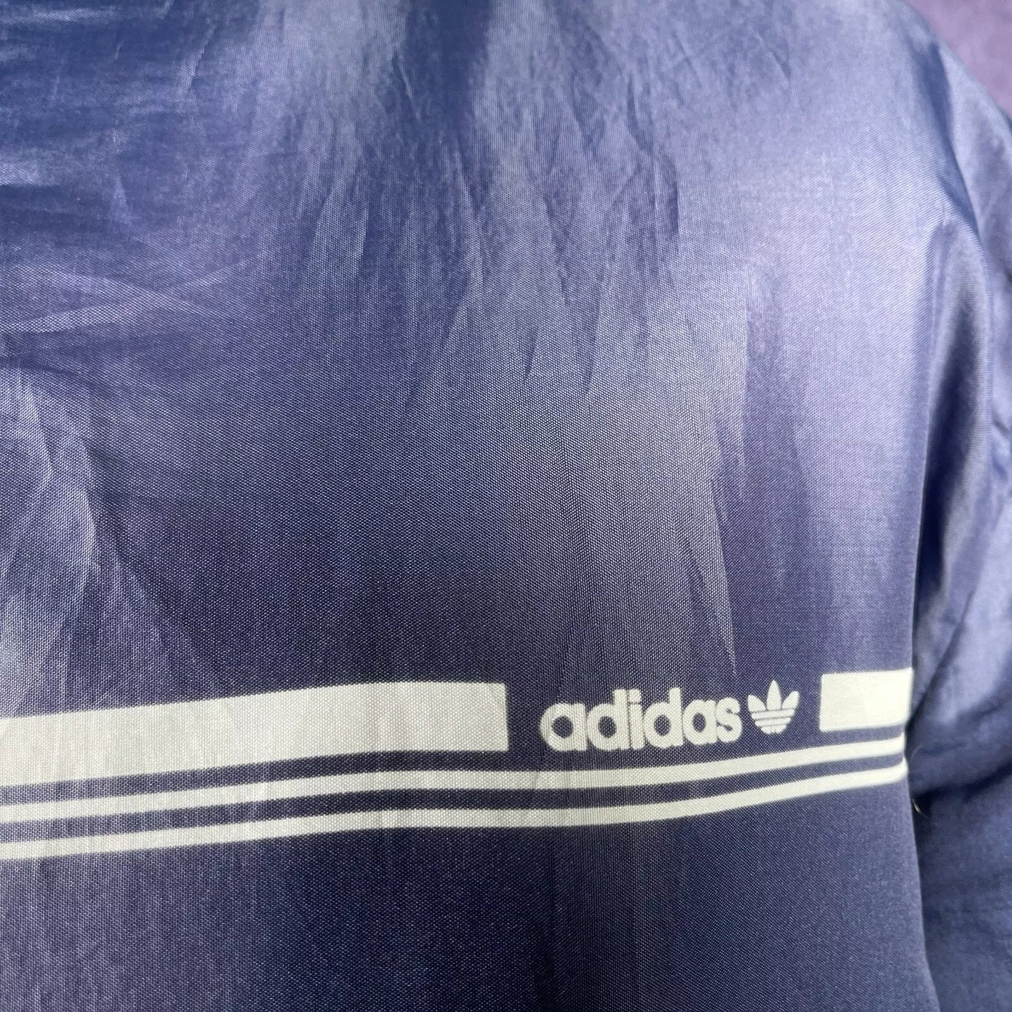 Vintage 80's 90's Blue Adidas Jacket Shallsuit Track Car
