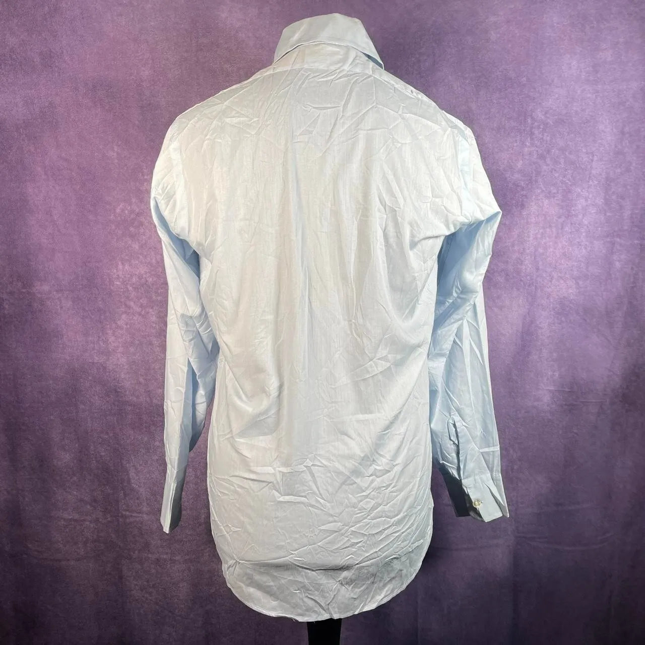 Vintage ''Excello'' Light Blue Dagger Collar Large