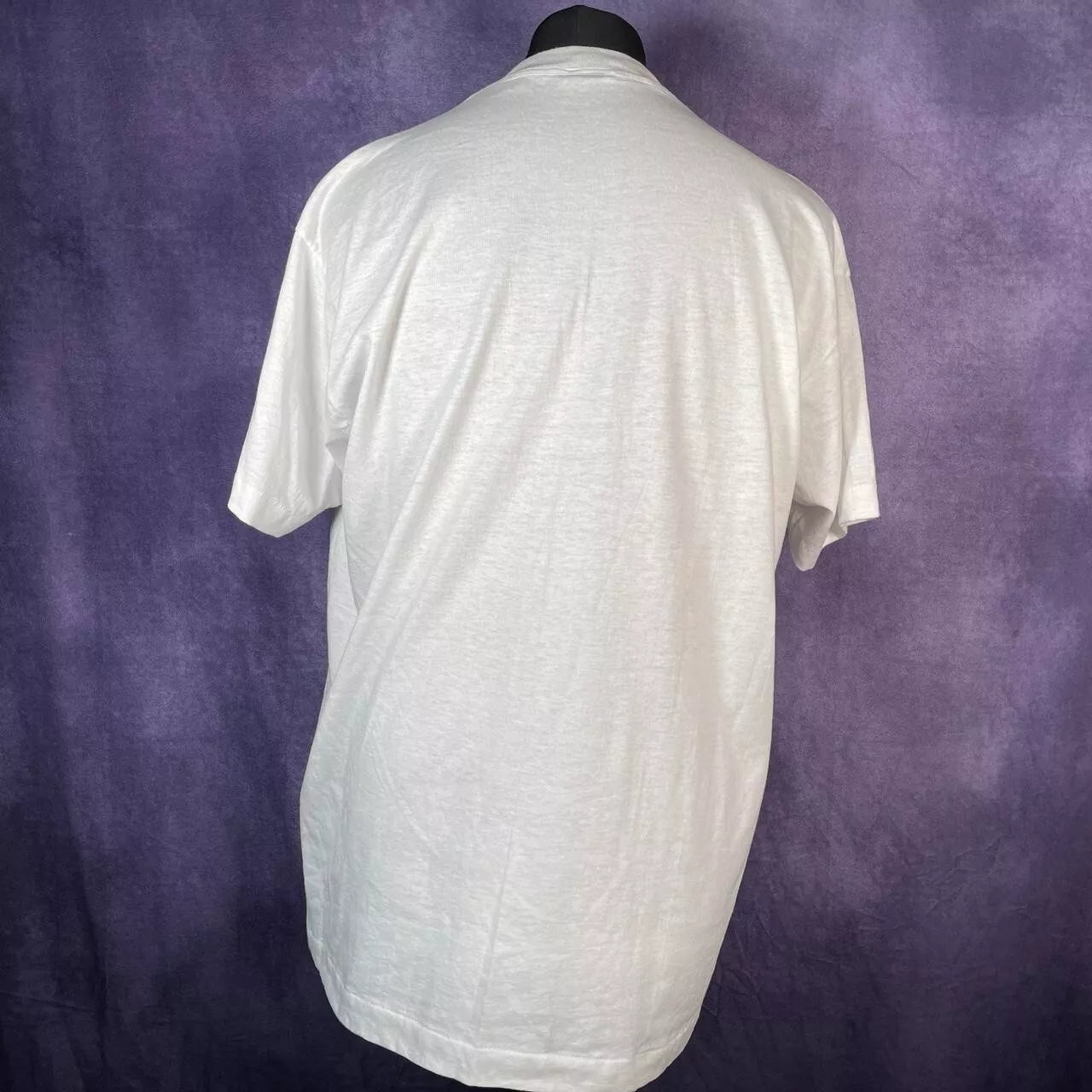 Vintage 1992 America Italy T-Shirt White Single Stitch Screen Stars Best XL