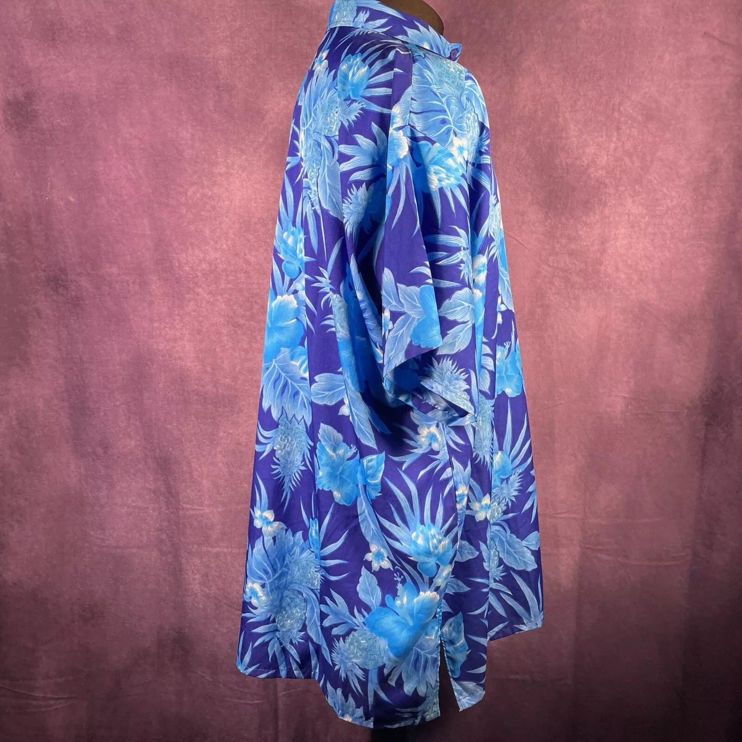 Rima Beach Wear Rima Hawaiian Shirt XXL Blue