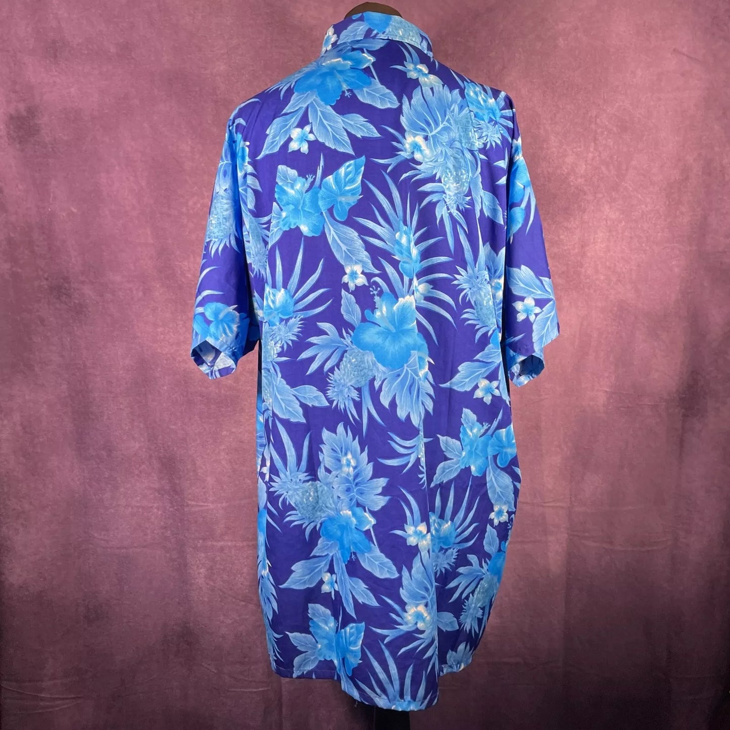 Rima Beach Wear Rima Hawaiian Shirt XXL Blue