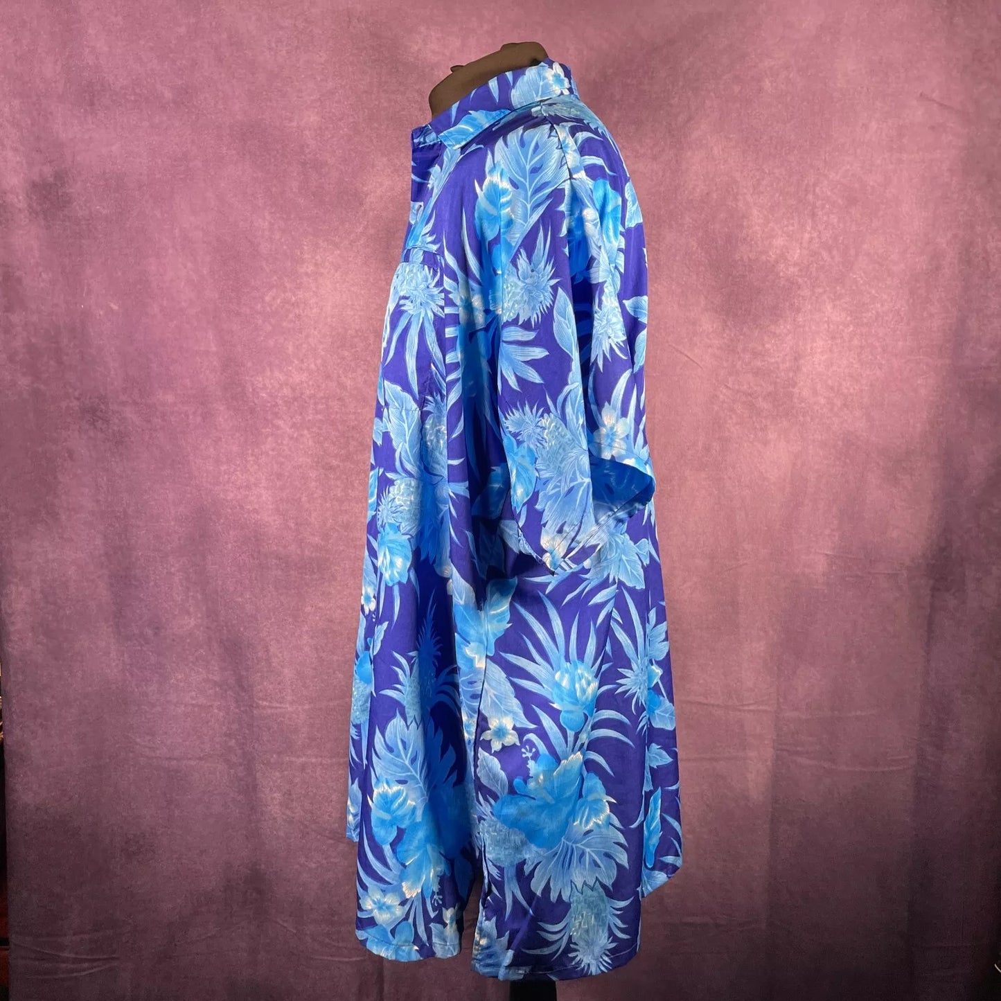 Rima Beach Wear Rima Hawaiian Shirt XXL Blue