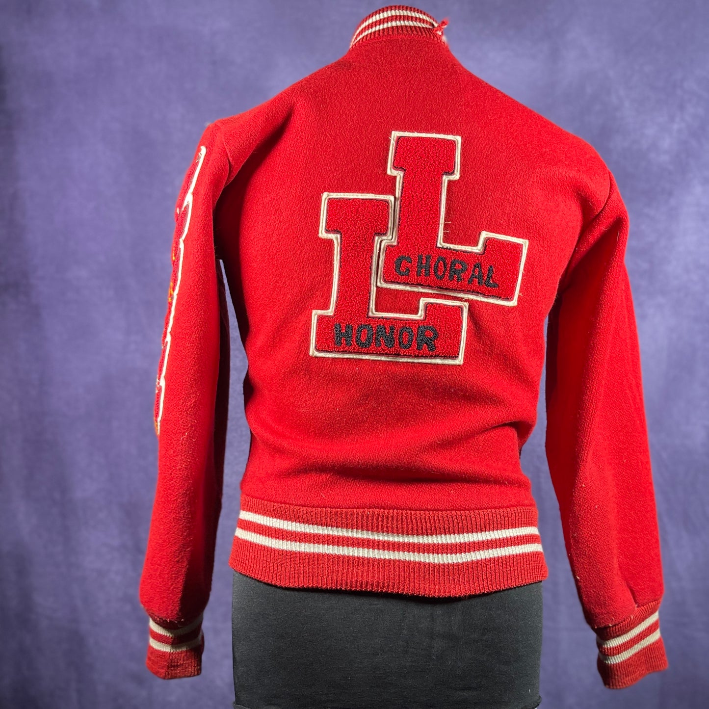 Vintage 1970s Varsity Jacket Letterman Red Mens Size XS&nbsp;
