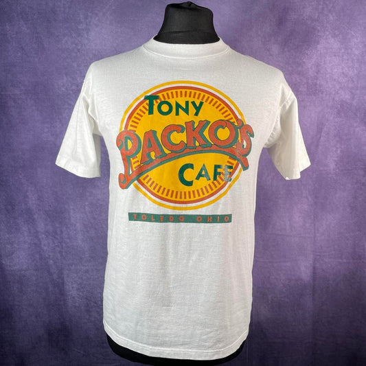Vintage 80's Tony Packo's Cafe Toledo Ohio Single Stitch Jeezees Medium