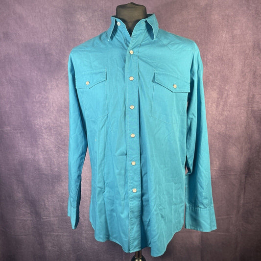 Vintage Men’s Blue Workshirt “MODES” Western Cowboy
