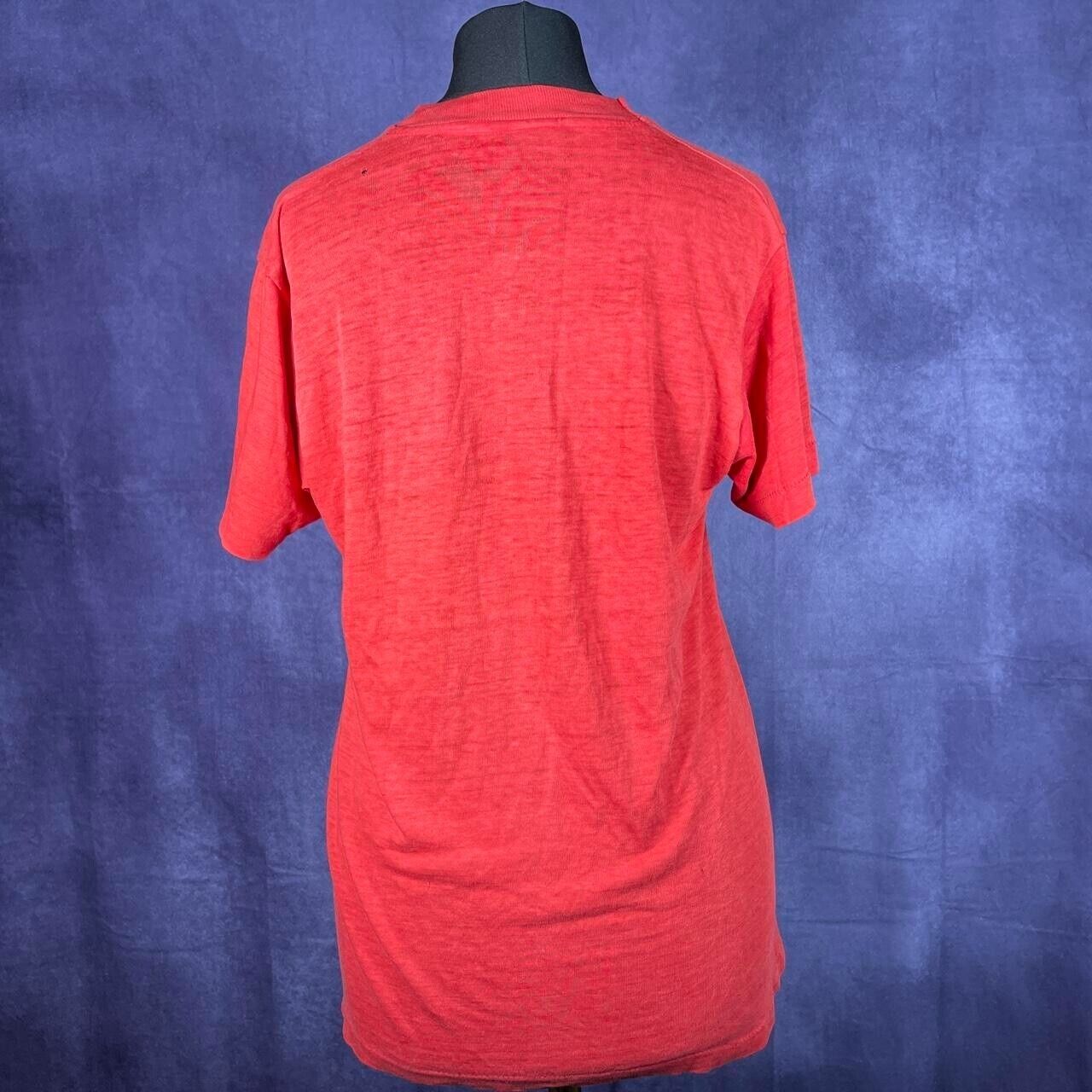 Red Running Dog T-Shirt 80s/90s Vintage